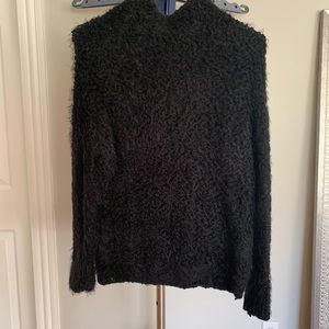 Black soft knit sweater